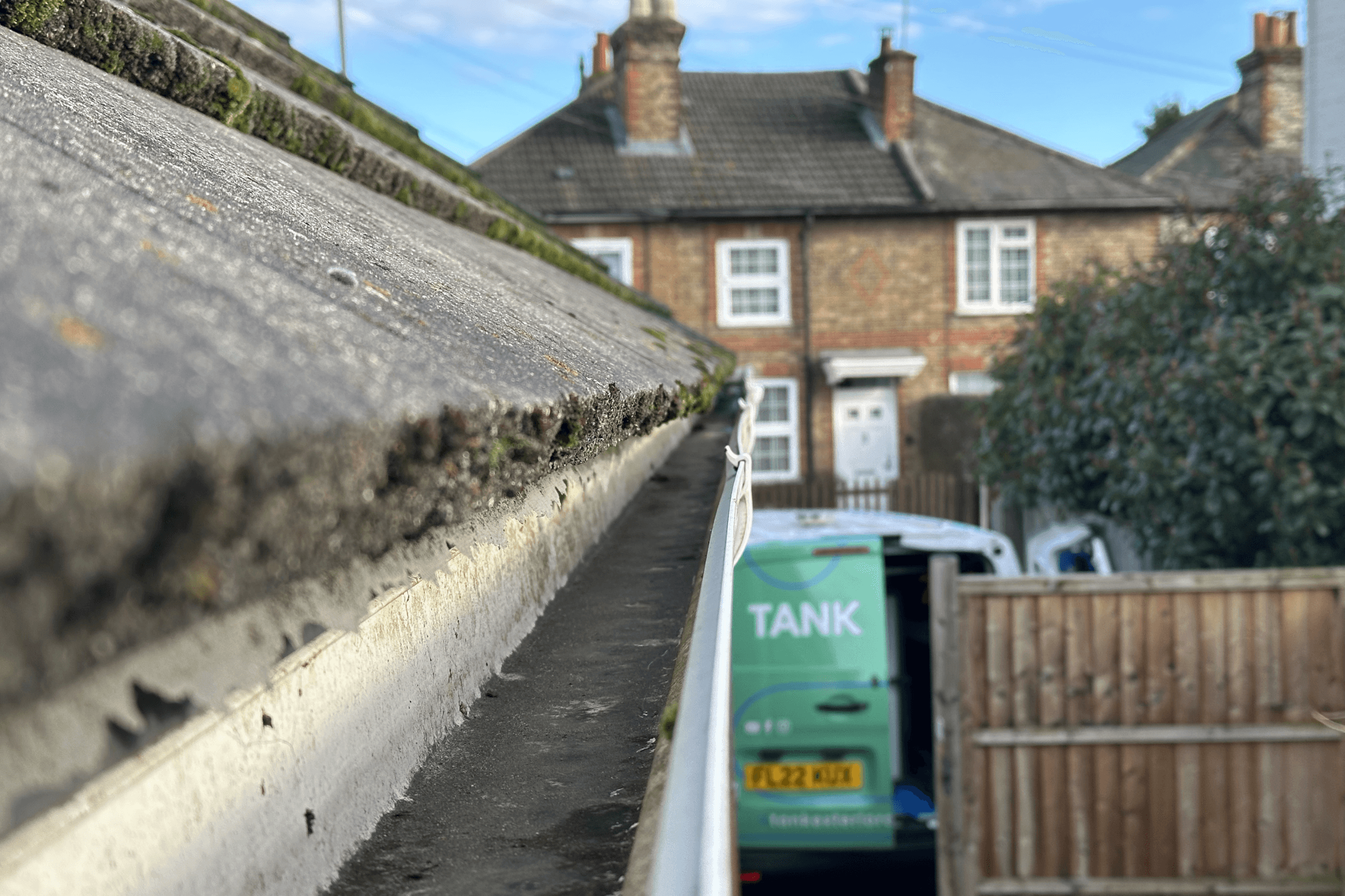 TANK gutters, fascias & soffits on the job